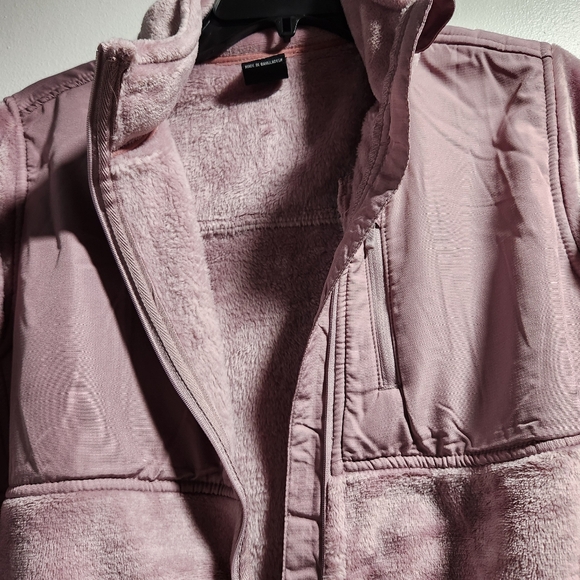 LEG3ND Zip-up Fleece Jacket Size Medium Purple - Picture 4 of 8